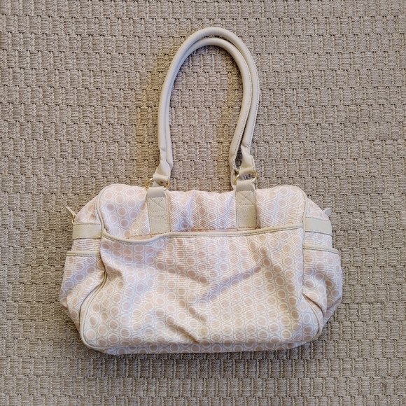 GUC Carters Diaper Bag Gender Neutral Beige White - Picture 2 of 12